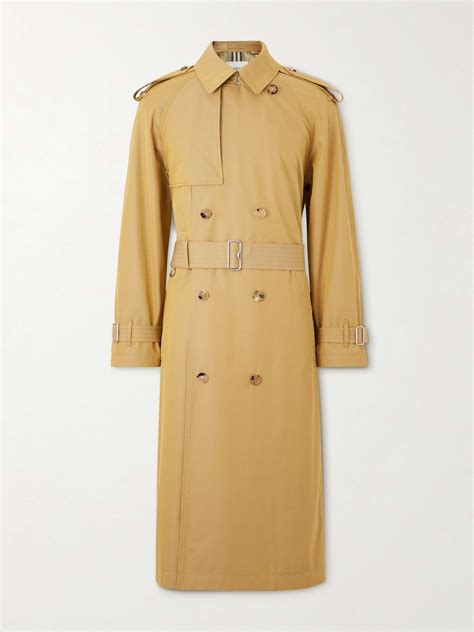 burberry trench mr porter|BURBERRY Iridescent Cotton.